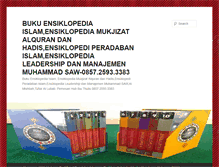 Tablet Screenshot of bukuensiklopediaislam.com